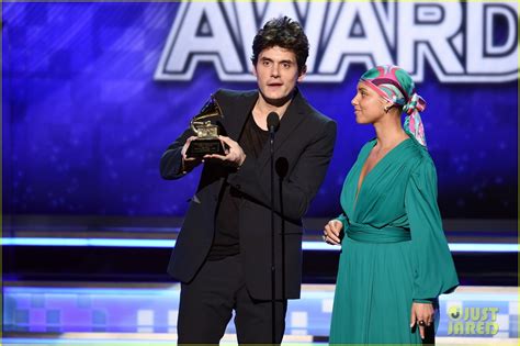 That Time John Mayer Broke His Grammy & Gave It to Alicia .